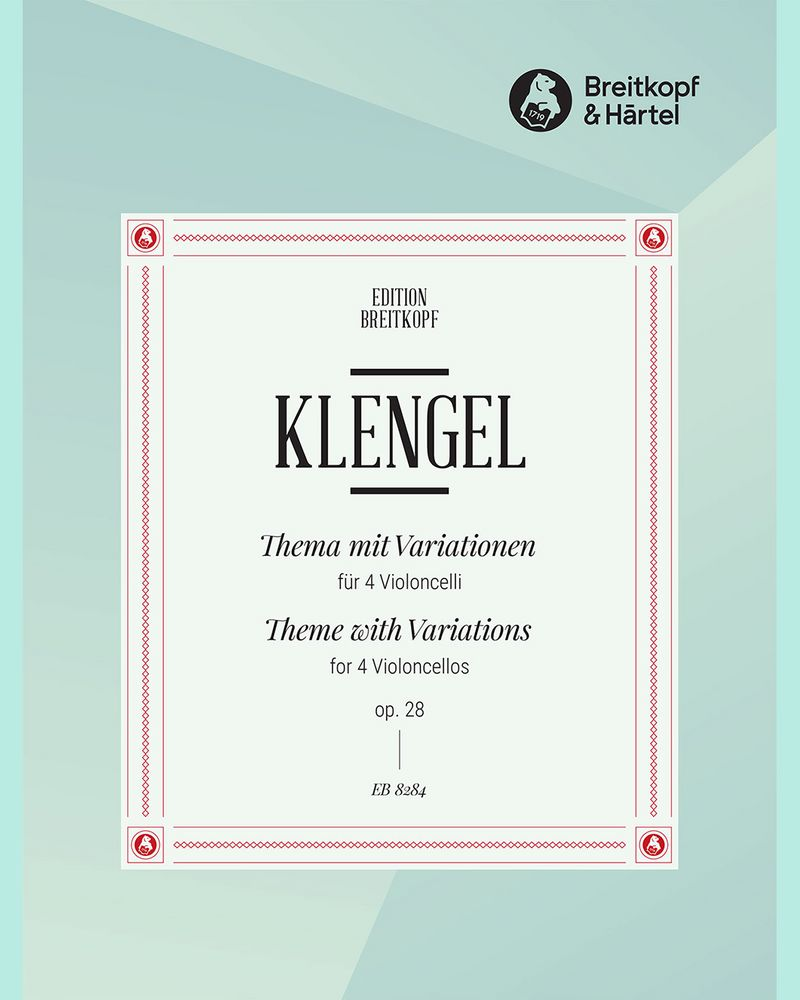 Thema mit Variationen op. 28 — 克伦格尔