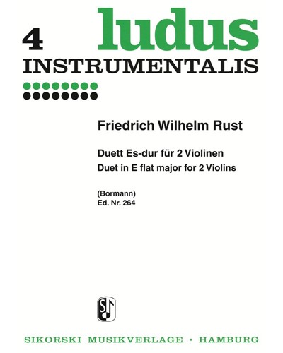 Duet in E-flat major — Friedrich Wilhelm Rust