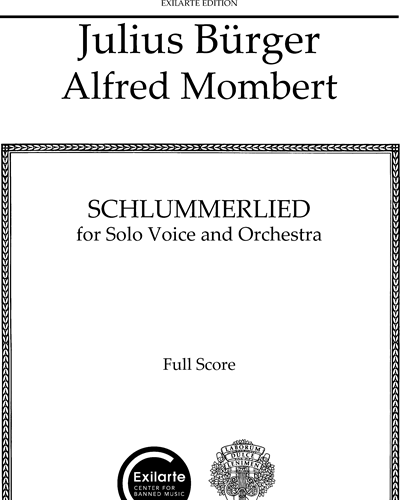 Schlummerlied — Julius Bürger