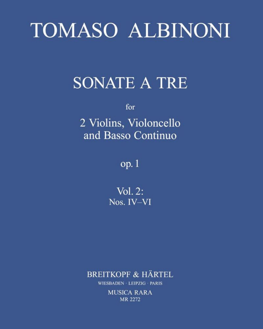 Sonatas Nos. 4-6, op. 1 — Tomaso Albinoni