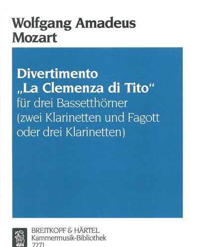 Divertimento 'La clemenza di Tito' — 莫扎特