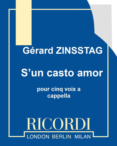 S'un casto amor — Gérard Zinsstag