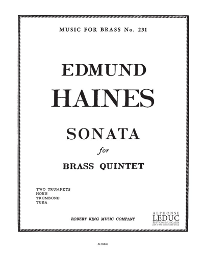 Sonata for Brass Quintet — Edmund Haines