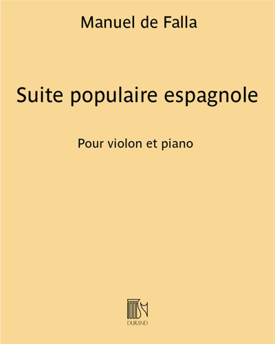 Suite populaire espagnole (from 'Siete canciones populares españolas') — 法雅