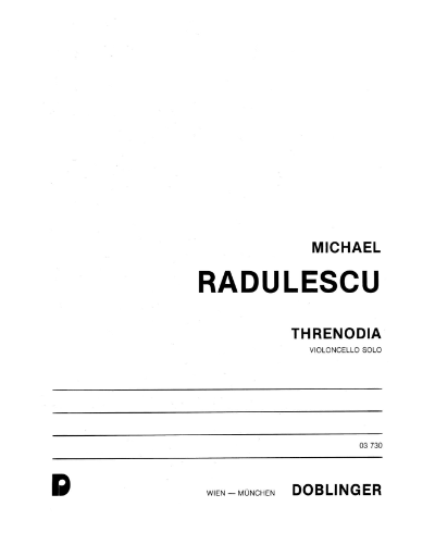 Threnodia — Michael Radulescu