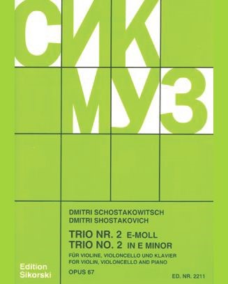 Trio No. 2 in E minor — 肖斯塔科维奇
