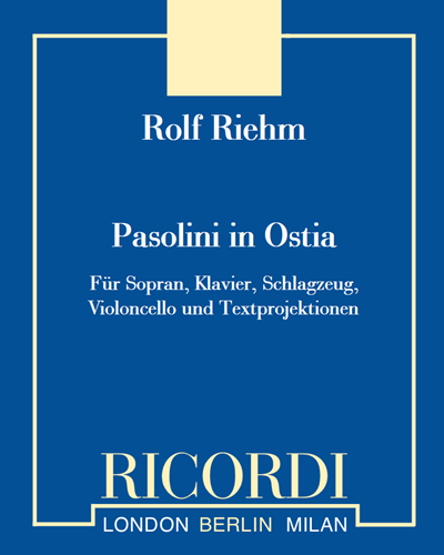 Pasolini in Ostia — Rolf Riehm