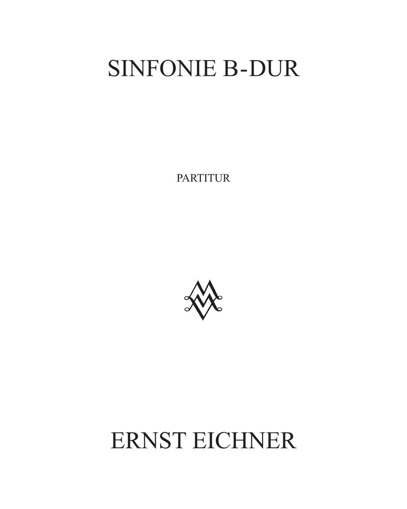 Sinfonie in B-dur — Ernst Eichner