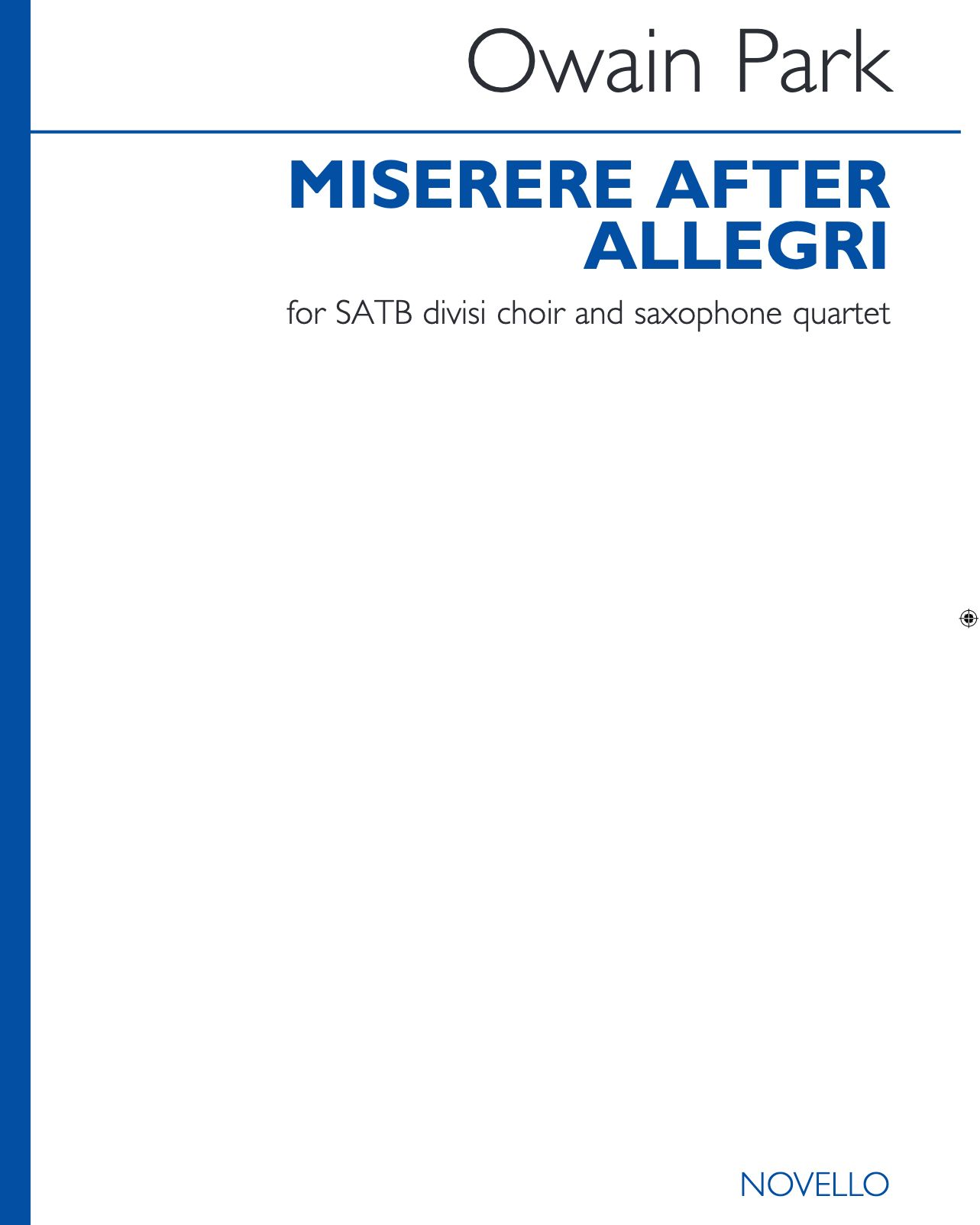 Miserere after Allegri — Owain Park