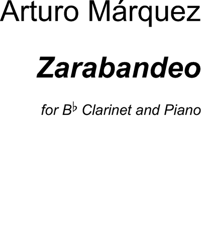 Zarabandeo — 阿图罗·马尔克斯