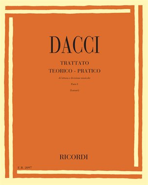 Trattato teorico - pratico di lettura e divisione musicale parte 1 — Giusto Dacci