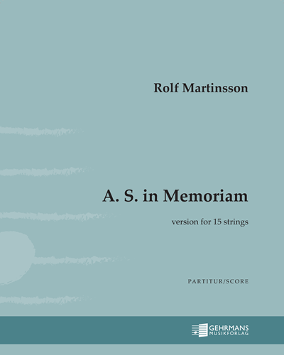 A. S. in Memoriam — Rolf Martinsson