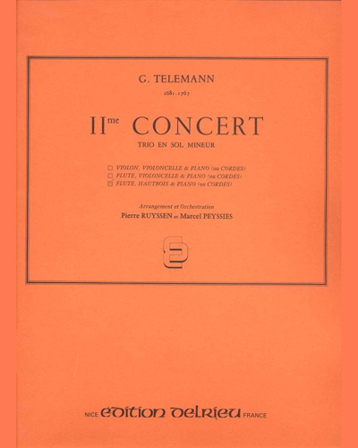 Concerto No. 2 in G minor — Georg Philipp Telemann