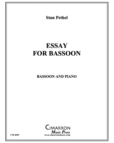 Essay for Bassoon — Stan Pethel