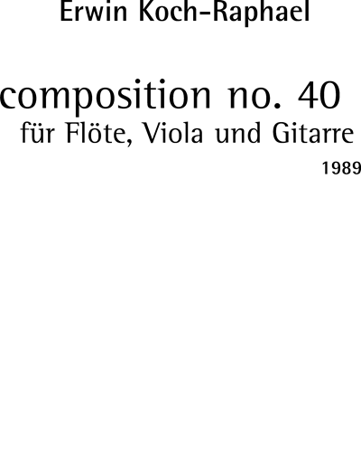 Composition No. 40 — Erwin Koch-Raphael