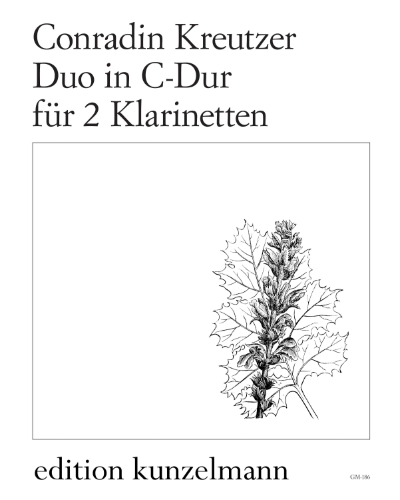 Duo for 2 Clarinets — Conradin Kreutzer
