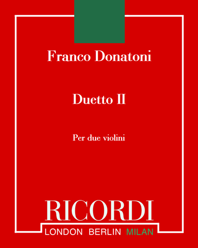 Duetto II — 弗兰科·多纳托尼