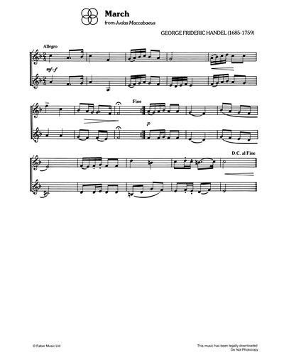 March (from 'Judas Maccabaeus') — 亨德尔