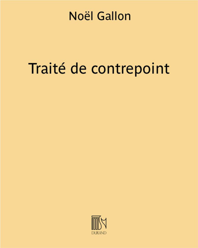 Traité de contrepoint — Noël Gallon