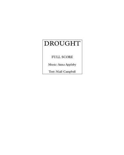 Drought — Anna Appleby