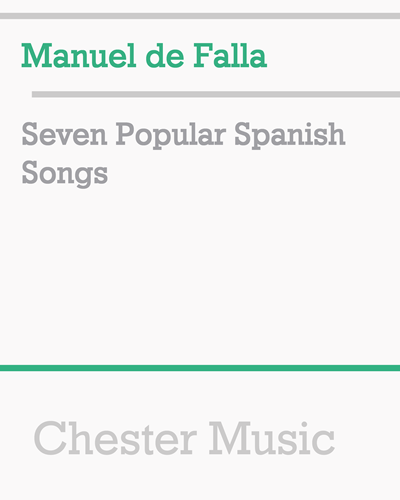 Seven Popular Spanish Songs — 法雅