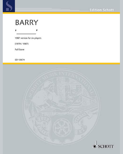 ________' — Gerald Barry