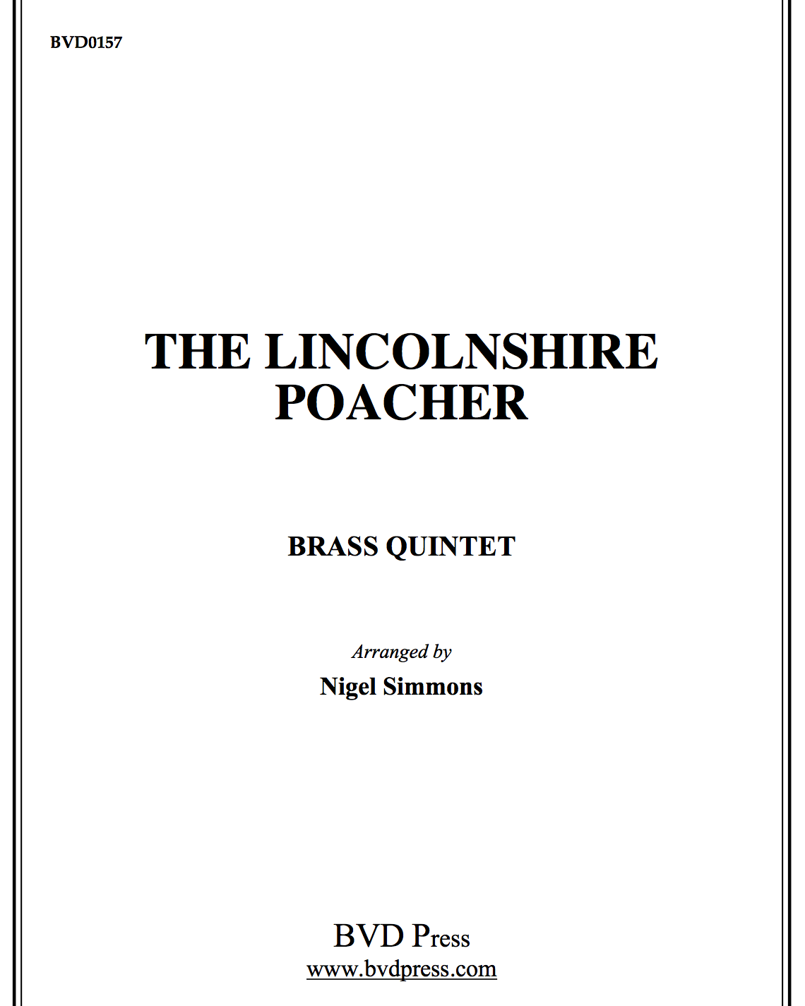 The Licolnshire Poacher — Traditional