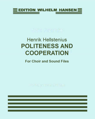 Politeness and Cooperation — Henrik Hellstenius