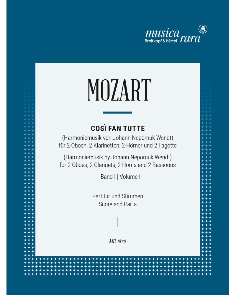 Così fan tutte, K. 588, Vol. 1 — 莫扎特