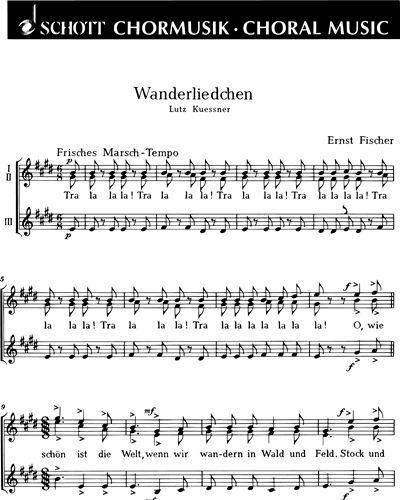 Wanderliedchen — Ernst Fischer