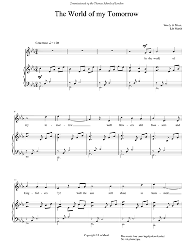 The World Of My Tomorrow (from 'Once Upon A Time') — Lin Marsh