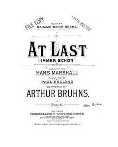 At Last — Arthur Bruhns