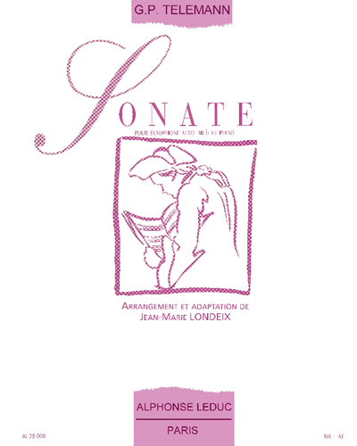 Sonata for Alto Saxophone in E-flat and Piano — 泰勒曼