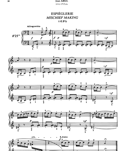 Mischief Making — Jean Absil