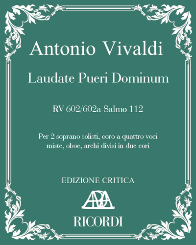 Psalm 112: Laudate Pueri Dominum, RV 602/602a — 维瓦尔第