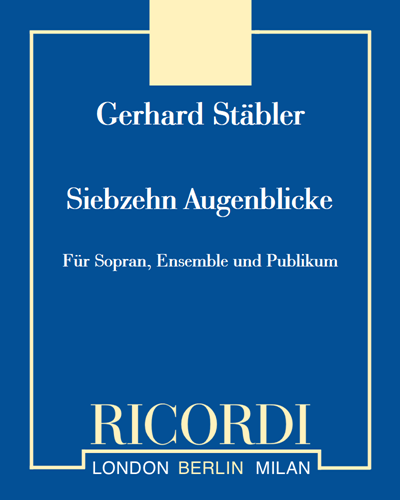 Siebzehn Augenblicke — Gerhard Stäbler