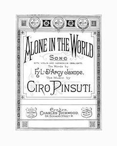 Alone In The World — Ciro Pinsuti