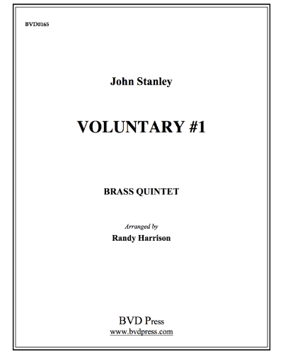 Voluntary No. 1 — John Stanley