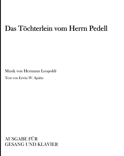 Das Töchterlein vom Herrn Pedell — Hermann Leopoldi