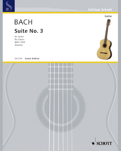 Cello-Suite No. 3 — Johann Sebastian Bach