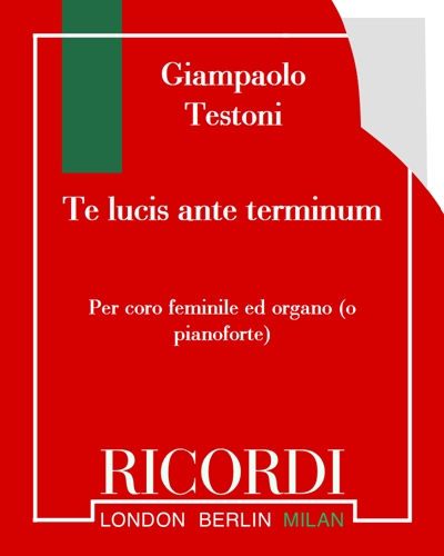Te lucis ante terminum — Giampaolo Testoni