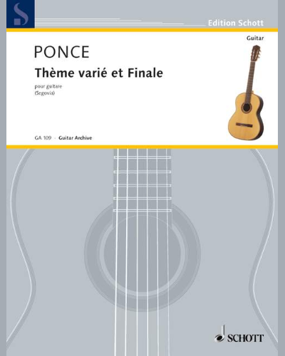 Thème varié et Finale — 庞塞