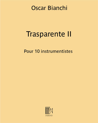 Trasparente II — Oscar Bianchi