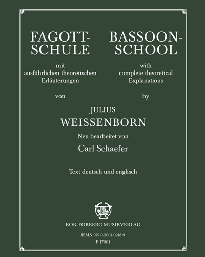Fagottschule — Julius Weissenborn