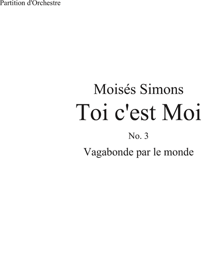 Vagabonde par le monde — Moisés Simons
