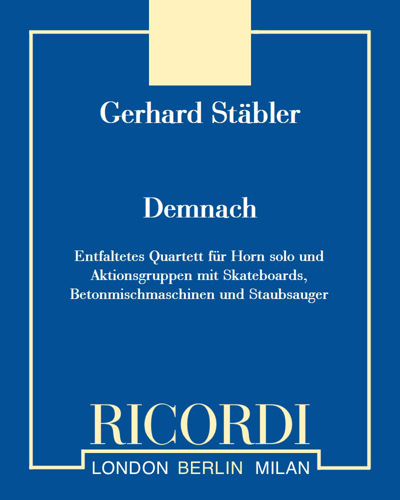 Demnach — Gerhard Stäbler