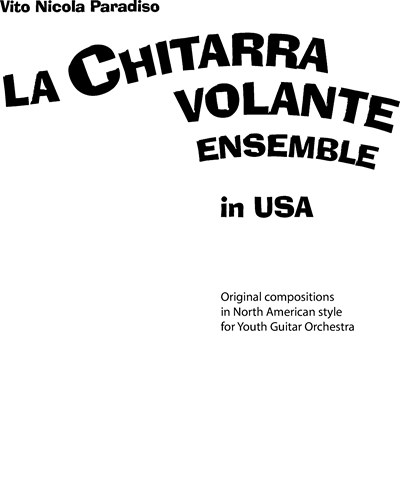 La chitarra volante ensemble in USA — Vito Nicola Paradiso