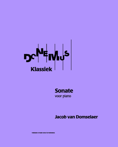 Sonata (1926) — Jacob van Domselaer