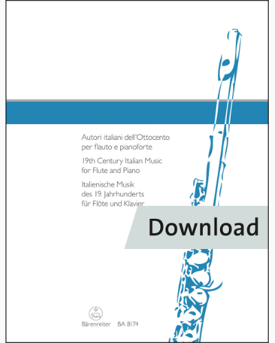 19th Century Italian Music for Flute and Piano — Various