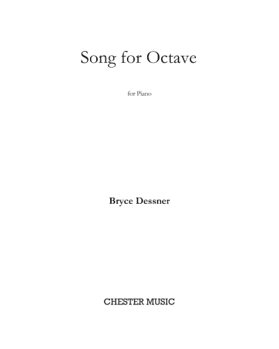 Song for Octave — Bryce Dessner